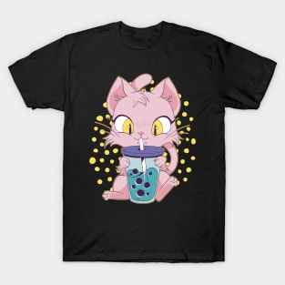 Cat Bobatea T-Shirt